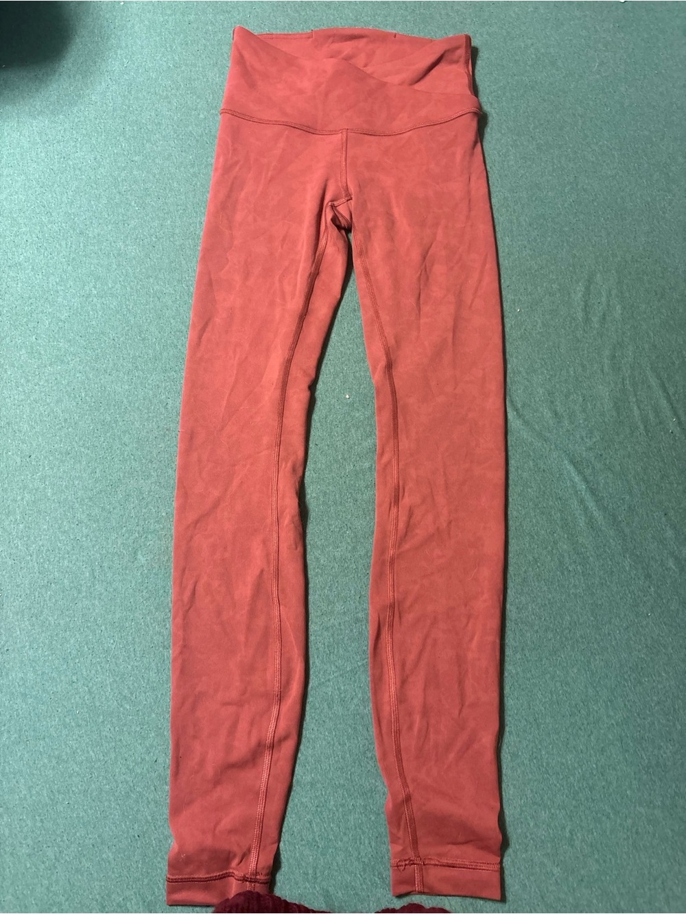 lululemon athletica Women's High-Rise Rust Leggings Womens Small